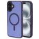Mobiparts Hardcover iPhone 16 Plus MagSafe Funda Plástico rígido Carcasa - Satin Purple