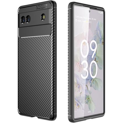 Mobigear Racing Google Pixel 6a Flexibilní TPU Zadní kryt - Černá