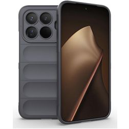 Mobigear Bumpy Xiaomi 15T Pro Fleksibel TPU Bagsidecover - Grå