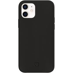 Valenta Snap Luxe iPhone 12 Mini Pele genuína Capa traseira - Preto