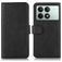 Mobigear Wallet POCO X6 Pro Lompakkokotelo + Setelitasku - Musta