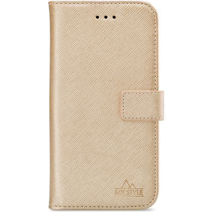 My Style Flex Wallet Samsung Galaxy S20 Plånboksfodral med sedelfack - Guld