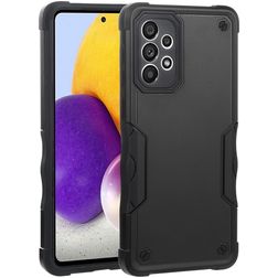 Mobigear Non-slip Armor Samsung Galaxy A73 Hardcase Back cover Antiurto - Nero