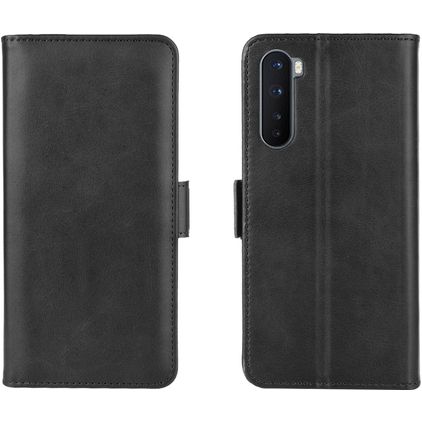 Mobigear Slim Magnet OnePlus Nord Plånboksfodral med sedelfack - Svart