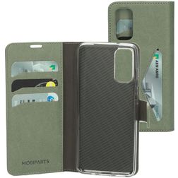 Mobiparts Classic Wallet Samsung Galaxy S20 Cover a libro portafoglio - Stone Green