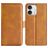 Mobigear Slim Magnet iPhone 16 Pro Max Etui z klapką typu portfel - Koniakowy
