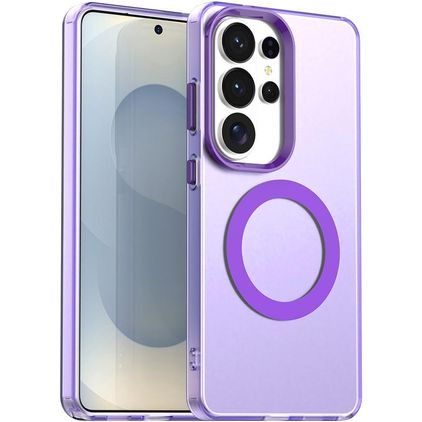 Mobigear Shockproof Samsung Galaxy S26 Ultra MagSafe Kova Suojakuori - Violetti