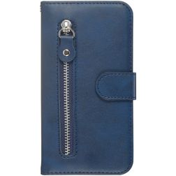 Mobigear Zipper Samsung Galaxy S20 Wallet case - Blue
