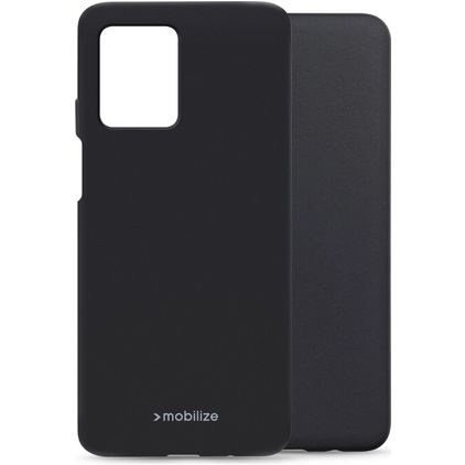 Mobilize Rubber Gelly Motorola Moto G54 Joustava TPU Suojakuori - Musta
