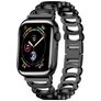 Mobigear Vienna Rostfritt stål Apple Watch Armband Fjärilslås - 49/46/45/44 mm - Svart