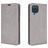 Mobigear Retro Slim Samsung Galaxy A12 Knížkové pouzdro Peněženka - Šedá