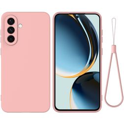 Mobigear Rubber Touch Samsung Galaxy A57 Silicone Back cover - Rosa