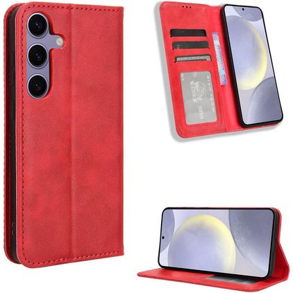 Mobigear Sensation Samsung Galaxy S25 FE Wallet case - Red