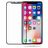 Mobilize Premium iPhone X Glas Skærmbeskytter - Sort
