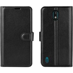 Mobigear Classic Nokia 1.3 Pungetui med Seddelrum - Sort