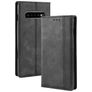 Mobigear Sensation Samsung Galaxy S10 Plus Plånboksfodral med sedelfack - Svart