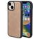 Mobiparts Classic iPhone 14 MagSafe TPU / Cuero sintético Carcasa - Moonstone Beige