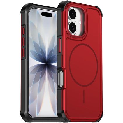 Mobigear Airbag Shockproof iPhone 17 MagSafe Hard Case Back cover - Red