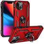 Mobigear Armor Ring iPhone 14 Hardcase Back cover Antiurto con anello - Rosso