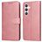 Mobigear Wallet Samsung Galaxy S24 Wallet case - Rose Gold