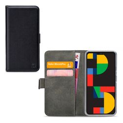 Mobilize Classic Gelly Wallet Google Pixel 5 Lompakkokotelo + Setelitasku - Musta
