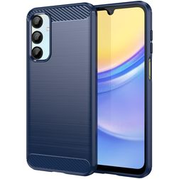 Mobigear Brushed Slim Samsung Galaxy A16 TPU flexível Capa traseira - Azul