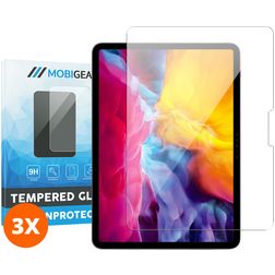 Mobigear iPad Pro 13 polegadas (2024) Vidro temperado Película de ecrã - Compatível com capas (Pack de 3)