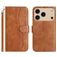 Mobigear S Line iPhone 18 Pro Max Pungetui med Seddelrum - Brun