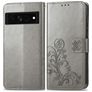 Mobigear Clover Google Pixel 7 Pungetui med Seddelrum - Grå