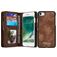 CaseMe 008 iPhone SE (2022) Case Detachable 2-in-1 Wallet Case Wallet - Brown