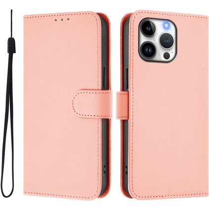 Mobigear Urban Wallet iPhone 16 Pro Max Funda tipo libro Cartera - Rosa