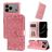 Mobigear Sunflower iPhone 18 Pro Max Funda tipo libro Cartera - Rosa