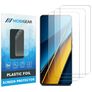 Mobigear POCO X6 Protector de pantalla Film - Compatible con fundas (pack de 3)