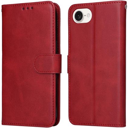Mobigear Wallet iPhone 16e Wallet case - Red