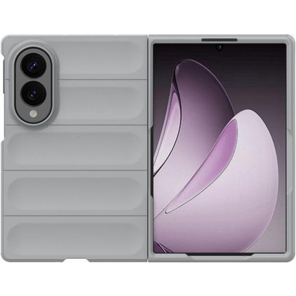 Mobigear Bumpy Samsung Galaxy Z Fold 8 TPU flexible Carcasa - Gris