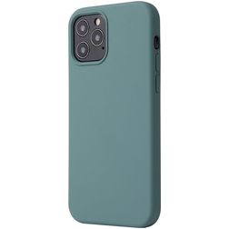 Mobigear Rubber Touch iPhone 12 Pro Silikoni Suojakuori - Pine Green