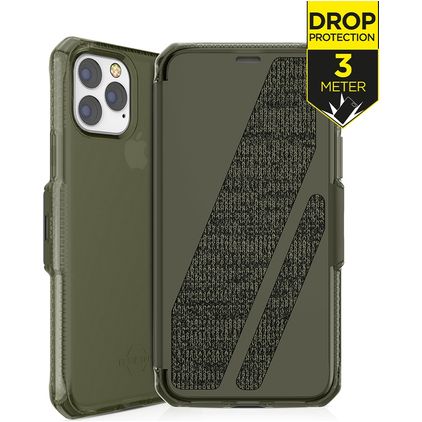 ITSKINS SpectrumFolio iPhone 11 Pro Wallet case - Kaki