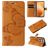 Mobigear Butterfly Xiaomi 14T Pro Cover a libro portafoglio - Cognac