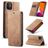 CaseMe 013 iPhone 11 Lompakkokotelo + Setelitasku - Ruskea
