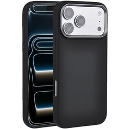 Valenta Silk iPhone 18 Pro Silikone MagSafe Bagsidecover Stødsikkert - Sort