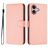 Mobigear Urban Wallet iPhone 16 Wallet case - Pink