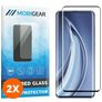 Mobigear Curved Xiaomi Mi 11 Glas Skærmbeskytter - Case Friendly - Sort (2-pak)