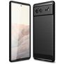 Mobigear Brushed Slim Google Pixel 6 TPU flexível Capa traseira - Preto