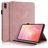 Mobigear Tree Samsung Galaxy Tab S11 Ultra Wallet case + Stylus Holder - Rose Gold