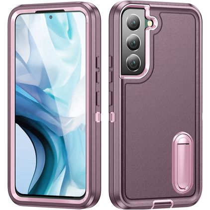 Mobigear Rugged Stand Samsung Galaxy S23 Plus Hard Case Back cover Shockproof with Stand - Purple