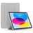 Mobigear Tri-Fold Gel iPad 11 (2025) TPU / Kunstlæder Pungetui - Grå
