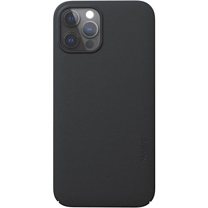 Nudient Thin Precise iPhone 12 MagSafe Hardcase Back cover - Ink Black