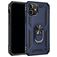 Mobigear Armor Ring iPhone 12 Pro Hard Case Back cover Shockproof with Ring Holder - Blue