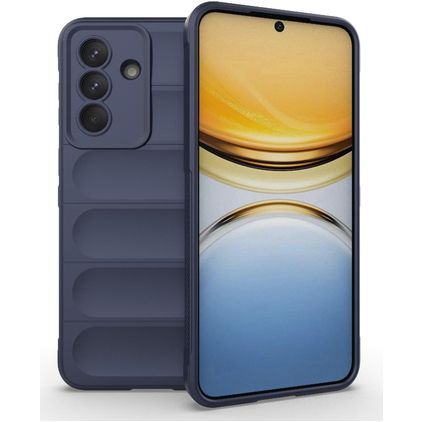 Mobigear Bumpy Samsung Galaxy A57 TPU flexible Carcasa - Azul oscuro