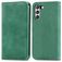 Mobigear Retro Slim Samsung Galaxy S21 FE Funda tipo libro Cartera - Verde